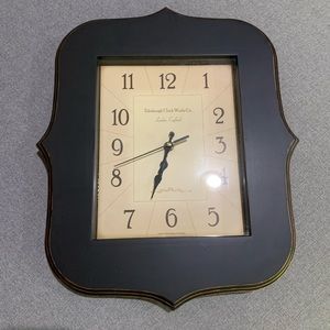 Quatrefoil black decorative wall clock hobby lobby